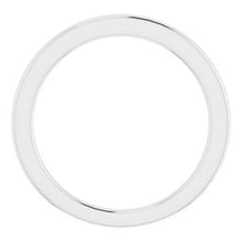 Charger l&#39;image dans la galerie, Sterling Silver Band for 8 mm Square Ring
