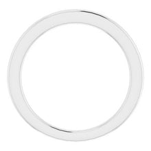 Charger l'image dans la galerie, Sterling Silver Band for 9 mm Square Ring
