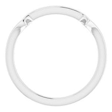 Load image into Gallery viewer, Sterling Silver Band for 11x9 mm Emerald Ring
