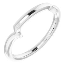 Load image into Gallery viewer, Sterling Silver Band for 15x11 mm Emerald Ring
