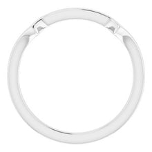 Load image into Gallery viewer, Sterling Silver Band for 7 mm Square Ring
