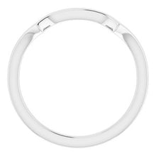 Charger l'image dans la galerie, Sterling Silver Band for 6x4 mm Oval Ring
