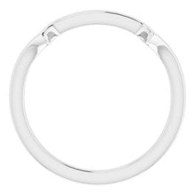 Charger l'image dans la galerie, Sterling Silver Band for 10 mm Cushion Ring

