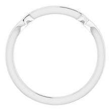 Load image into Gallery viewer, Sterling Silver Band for 9x7 mm Emerald Ring
