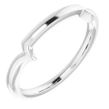 Load image into Gallery viewer, Sterling Silver Band for 16x12 mm Emerald Ring
