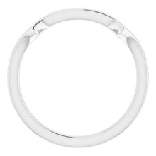 Load image into Gallery viewer, Sterling Silver Band for 8x6 mm Emerald Ring
