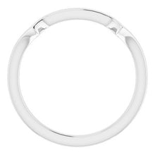 Load image into Gallery viewer, Sterling Silver Band for 6.5 mm Square Ring
