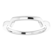 Load image into Gallery viewer, Sterling Silver Band for 8 mm Square Ring
