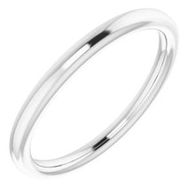Charger l'image dans la galerie, Sterling Silver Band for 4.8 mm Round Ring
