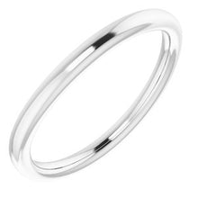 Charger l'image dans la galerie, Sterling Silver Band for 9.4 mm Round Ring
