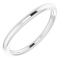 Charger l'image dans la galerie, Sterling Silver Band for 12x10 mm Oval Ring
