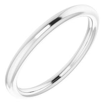 Charger l'image dans la galerie, Sterling Silver Band for 7 mm Cushion Ring

