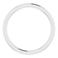 Charger l'image dans la galerie, Sterling Silver Band for 7 mm Cushion Ring
