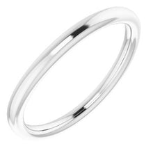 Charger l'image dans la galerie, Sterling Silver Band for 13 mm Cushion Ring

