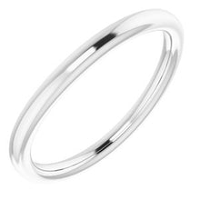 Charger l'image dans la galerie, Sterling Silver Band for 15 mm Cushion Ring
