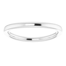 Charger l'image dans la galerie, Sterling Silver Band for 7x5 mm Emerald Ring
