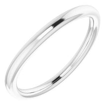 Charger l'image dans la galerie, Sterling Silver Band for 9x7 mm Emerald Ring
