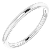 Charger l'image dans la galerie, Sterling Silver Band for 6.5 mm Square Ring
