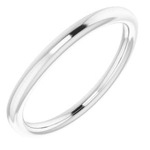 Charger l'image dans la galerie, Sterling Silver Band for 8 mm Square Ring
