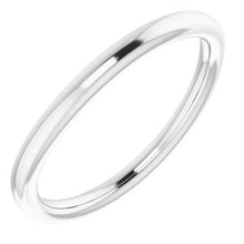 Charger l'image dans la galerie, Sterling Silver Band for 9 mm Square Ring
