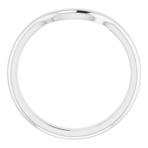 Sterling Silver Band for 8 mm Round Ring