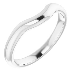 Sterling Silver Band for 6.5 mm Round Ring