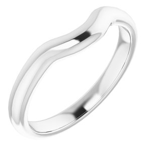 Sterling Silver Band for 6 mm Cushion Ring