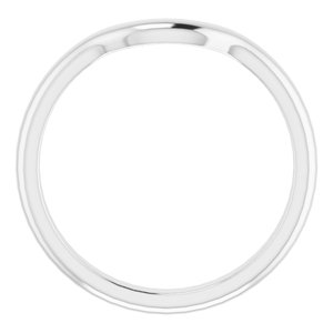 Sterling Silver Band for 7 mm Cushion Ring