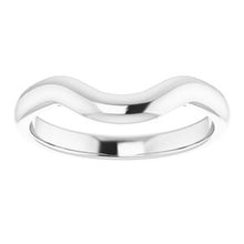 Load image into Gallery viewer, Sterling Silver Band for 11 mm Cushion Ring
