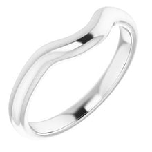 Load image into Gallery viewer, Sterling Silver Band for 7 mm Asscher Ring
