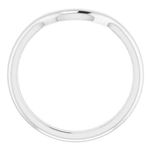 Load image into Gallery viewer, Sterling Silver Band for 9 mm Asscher Ring
