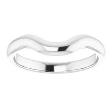 Load image into Gallery viewer, Sterling Silver Band for 9 mm Asscher Ring
