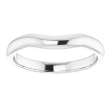 Load image into Gallery viewer, Sterling Silver Band for 7x5 mm Emerald Ring
