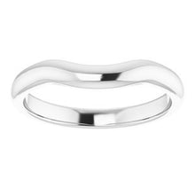 Load image into Gallery viewer, Sterling Silver Band for 8x6 mm Emerald Ring
