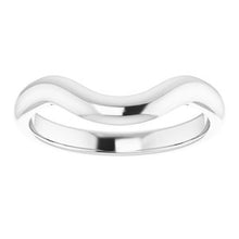 Load image into Gallery viewer, Sterling Silver Band for 10 mm Square Ring
