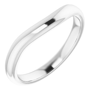 Sterling Silver Band for 12x6 mm Marquise Ring