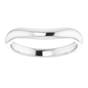Sterling Silver Band for 12x6 mm Marquise Ring