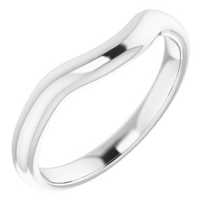 Sterling Silver Band for 9x7 mm Oval Ring