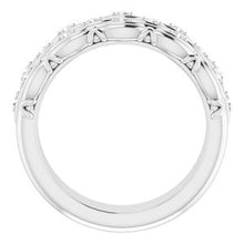 Charger l&#39;image dans la galerie, Bande de diamant en platine 1/4 CTW

