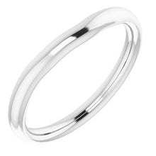 Charger l'image dans la galerie, Sterling Silver Band for 4.4 mm Round Ring
