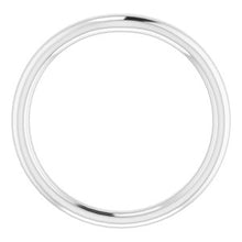 Charger l'image dans la galerie, Sterling Silver Band for 5.8 mm Round Ring
