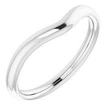 Load image into Gallery viewer, Sterling Silver Band for 7x5 mm Oval Ring
