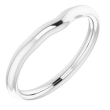 Load image into Gallery viewer, Sterling Silver Band for 5x5 mm Cushion Ring

