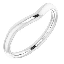 Load image into Gallery viewer, Sterling Silver Band for 7x7 mm Cushion Ring
