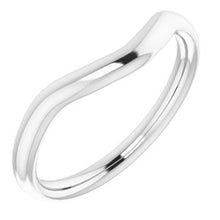 Charger l'image dans la galerie, Sterling Silver Band for 8x8 mm Cushion Ring
