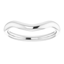 Charger l'image dans la galerie, Sterling Silver Band for 8x8 mm Cushion Ring

