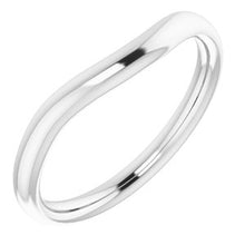 Load image into Gallery viewer, Sterling Silver Band for 6x6 mm Asscher Ring
