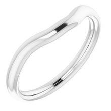 Load image into Gallery viewer, Sterling Silver Band for 7x5 mm Emerald Ring
