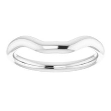 Load image into Gallery viewer, Sterling Silver Band for 8x6 mm Emerald Ring
