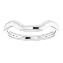 Load image into Gallery viewer, Sterling Silver Band for 9x7 mm Emerald Ring
